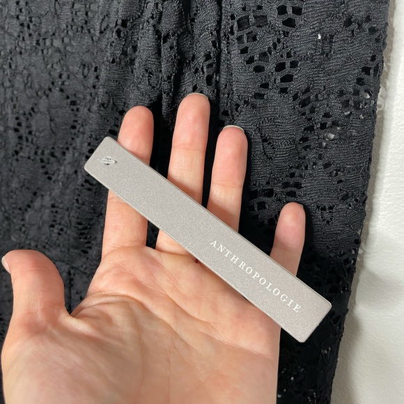 Anthropologie | NWT Hutch Dolly Lace Midi Dress Black Small - Picture 8 of 10